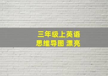 三年级上英语思维导图 漂亮